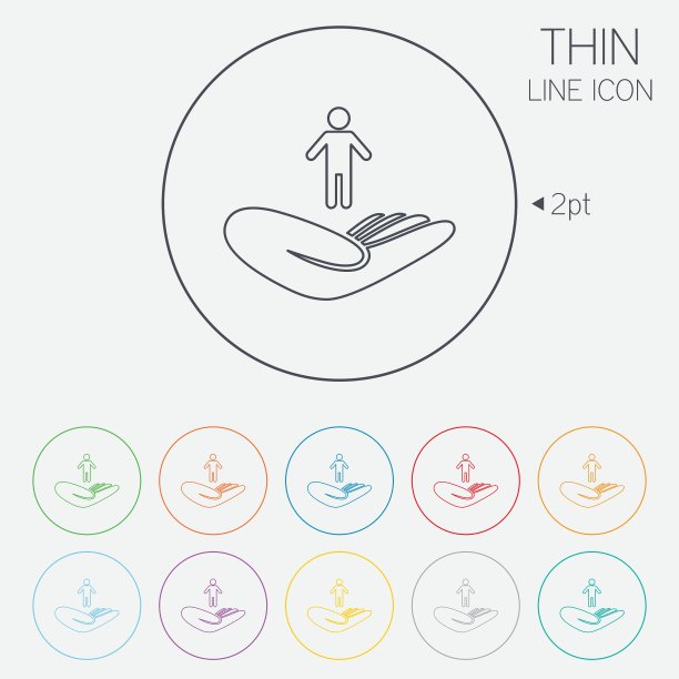 手握人类符号图片下载