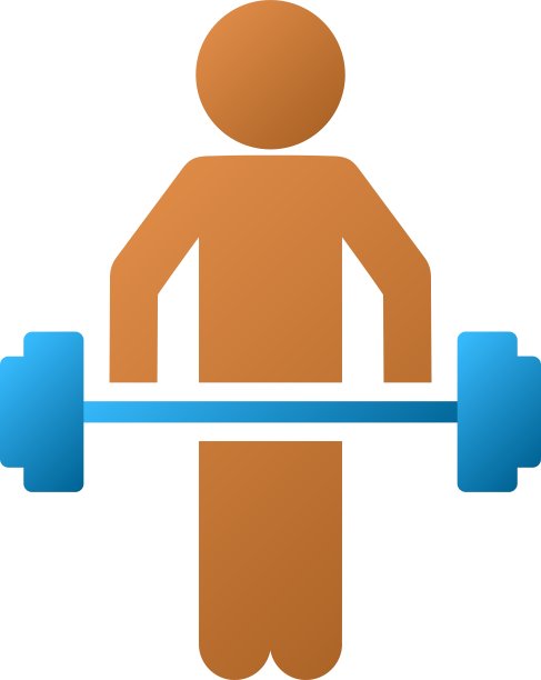 儿童力量提升梯度图标图片下载