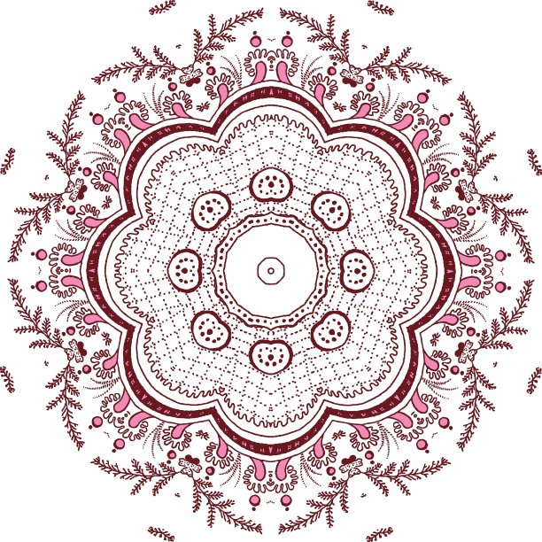 曼荼罗印度民族设计图片下载