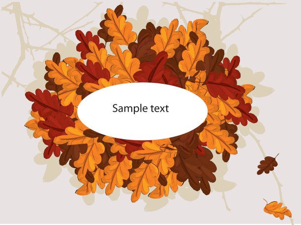 秋叶设计图片下载