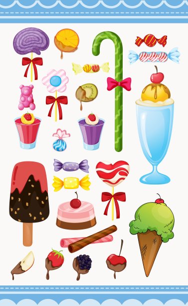 各种各样的糖果图片下载