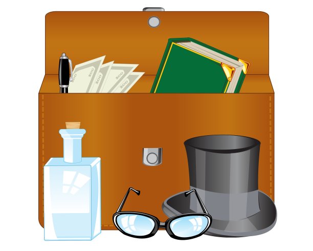 打开公文包和主题图片下载