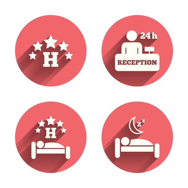 五星级酒店标志旅游休息场所图片下载