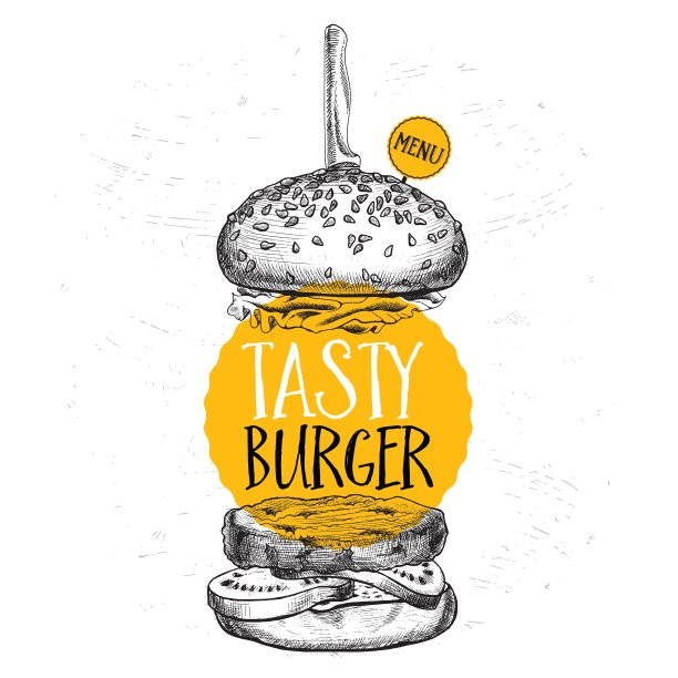 餐厅咖啡厅菜单模板设计图片下载