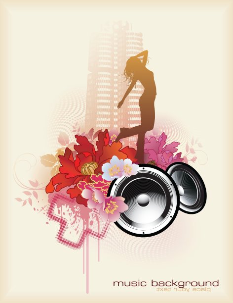 城市音乐背景图片下载