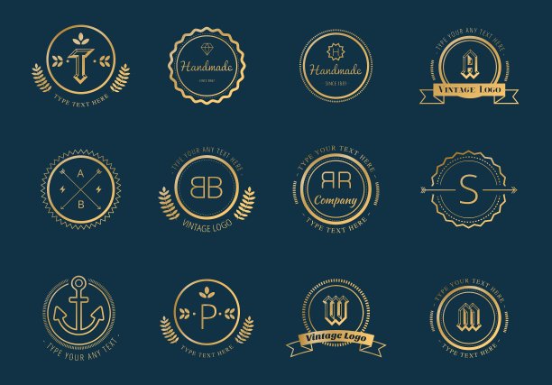 海量logo标志模板包图片下载
