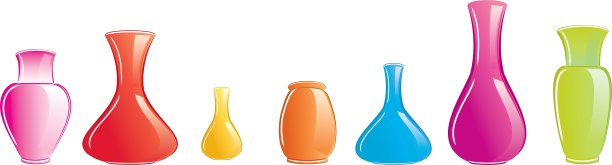 花瓶颜色图标图片下载