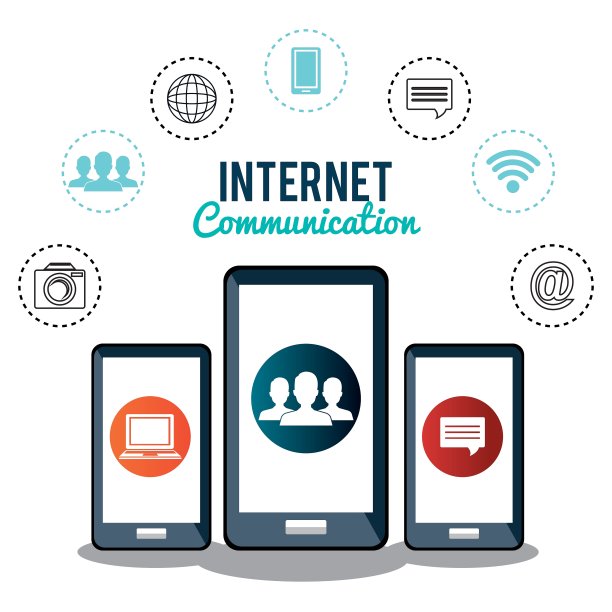 网络通信设计图片下载