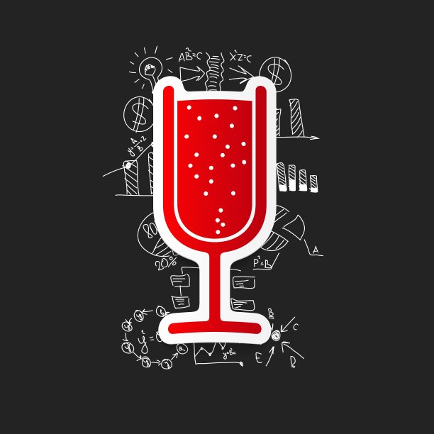 绘制商业配方鸡尾酒图片下载