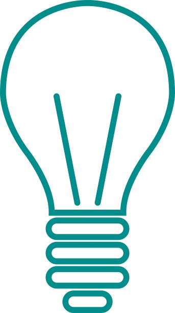灯具图标电力能源标志图片下载