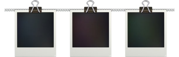 复古的宝丽来相框图片下载