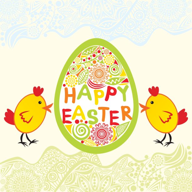 复活节快乐卡图片下载