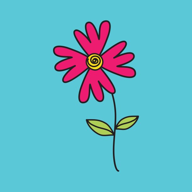 花朵图标设计图片下载