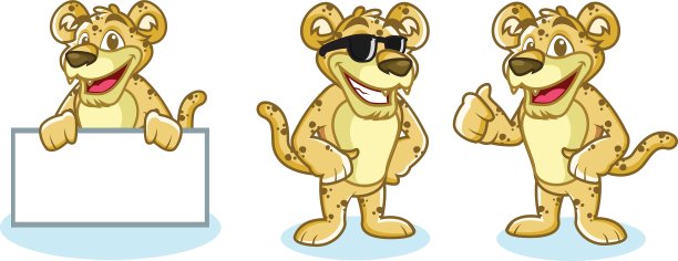 捷豹吉祥物快乐图片下载