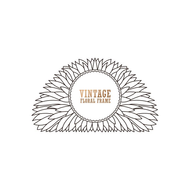 美丽的图片与一个圆形的花圈图片下载