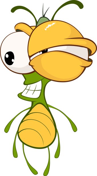 有趣的萤火虫卡通图片下载