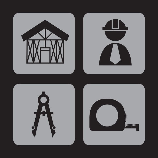 建筑图标图片下载