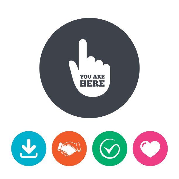 你在这里标志图标信息语音气泡图片下载