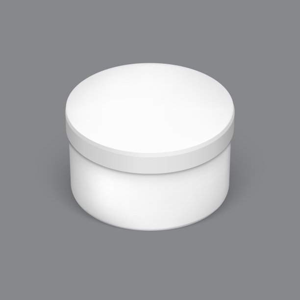 现实的圆形包装盒的产品图片下载