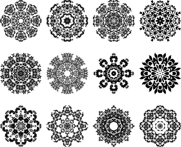 雪花图案合集图片下载