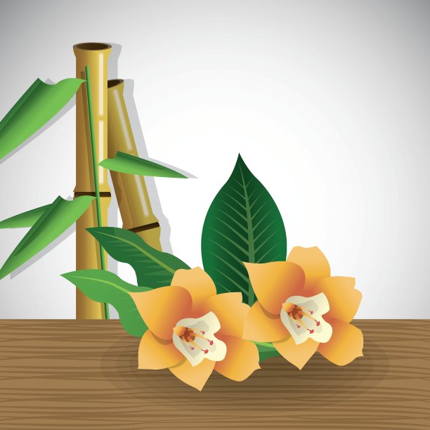 黄色的花朵设计图片下载