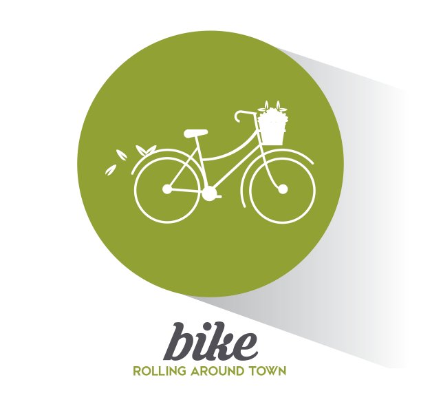 自行车的生活方式设计图片下载