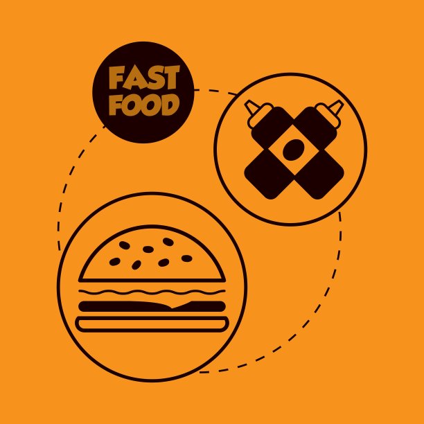 平面快餐设计图片下载