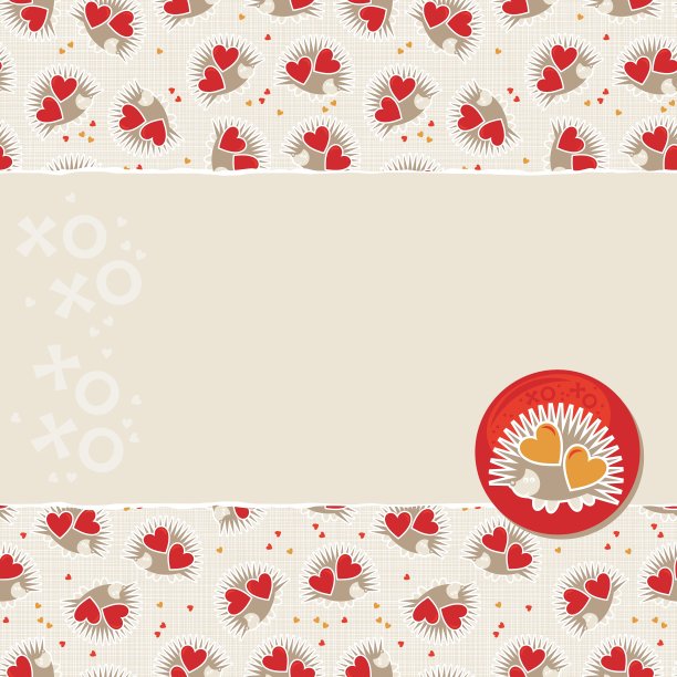 可爱的情人节卡片图片下载