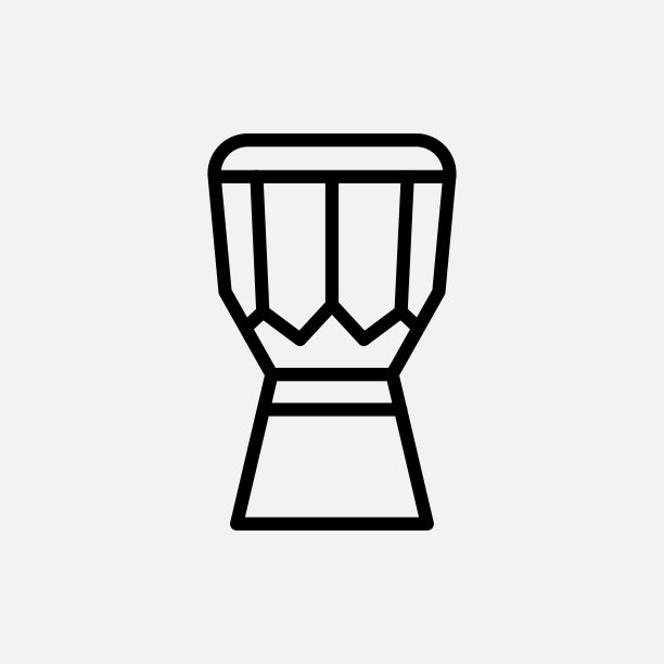 非洲手鼓图标图片下载