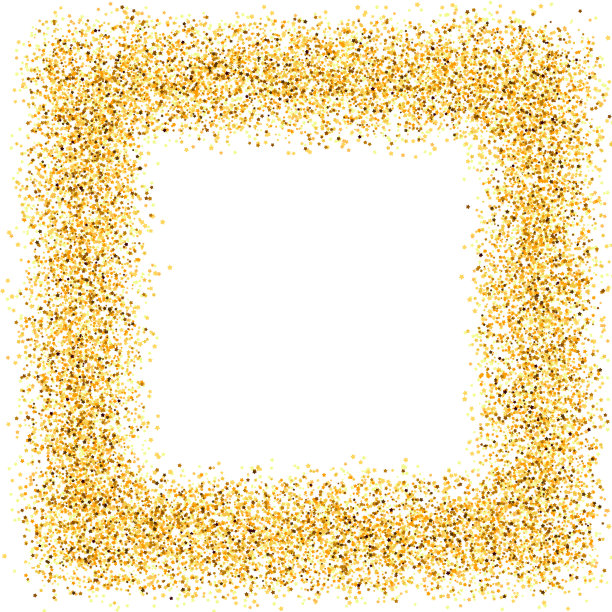 抽象金沙粉闪光框方图片下载