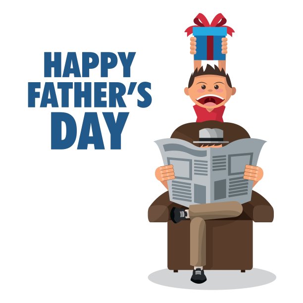 父亲节快乐图标设计图片下载
