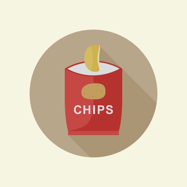 薯片图标图片下载