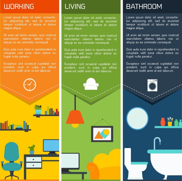 房子内部的横幅图片下载