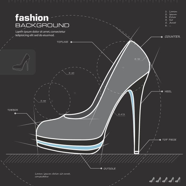 女人的鞋设计图片下载