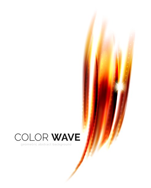 优雅的光平滑波图片下载