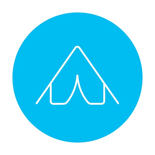 帐篷行图标图片下载