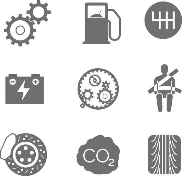 白色的汽车相关图标图片下载