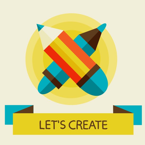 划线铅笔和钢笔图片下载