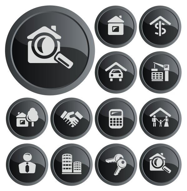 房地产的按钮图片下载