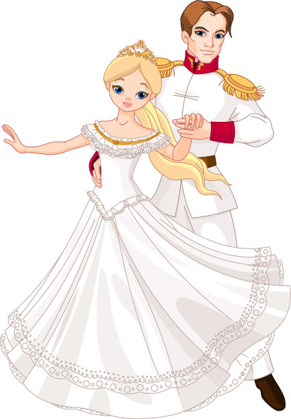 跳舞的王子和公主图片下载