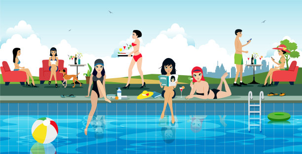 游泳池图片下载