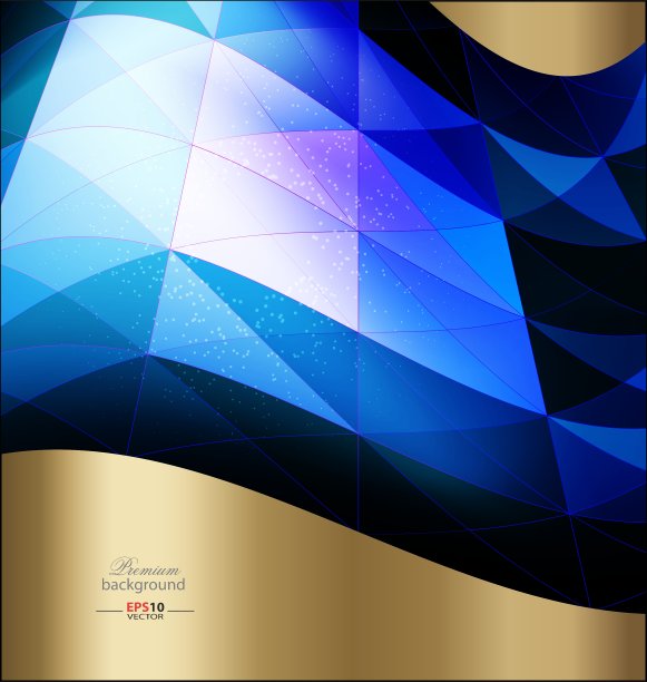 彩色黑色镶嵌模板图片下载