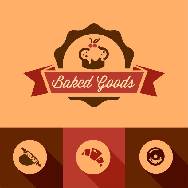 面包店设计图标图片下载