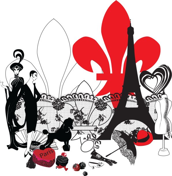 巴黎的微型符号图片下载