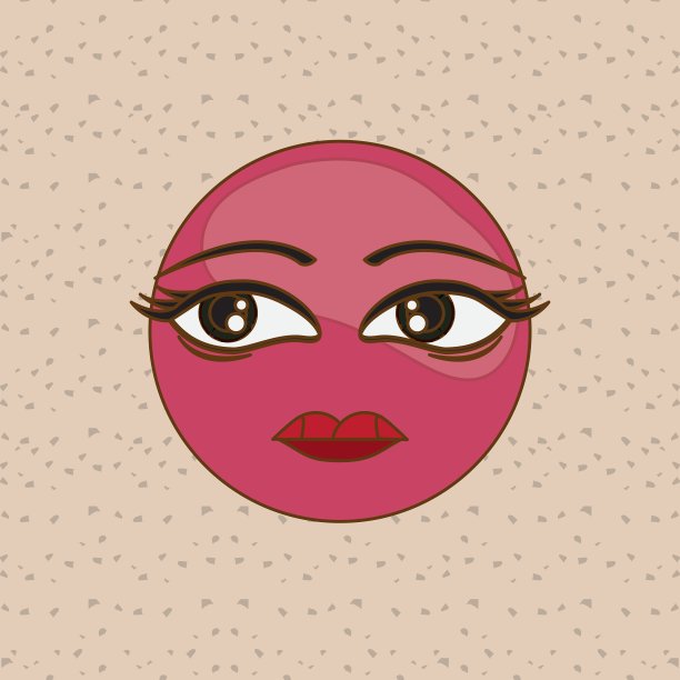 卡通脸设计图片下载