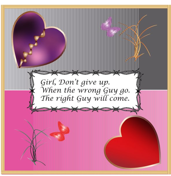 破碎的心的女人图片下载