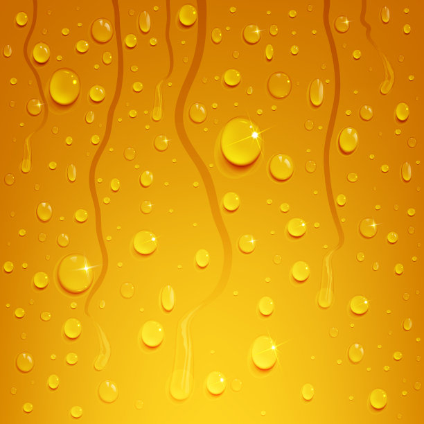 啤酒背景与水滴图片下载