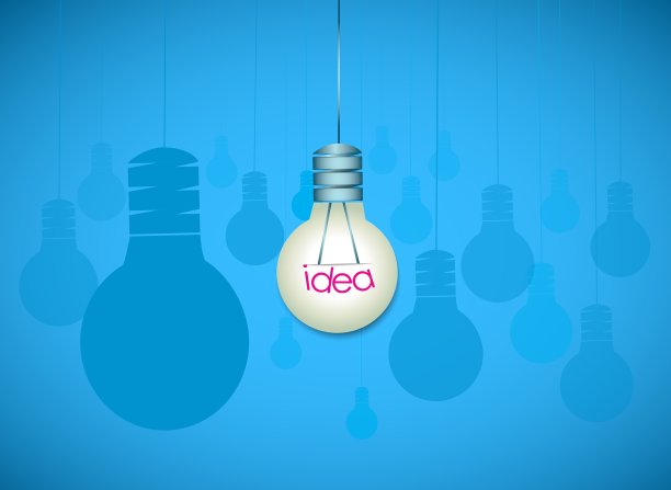悬挂灯泡的概念图片下载