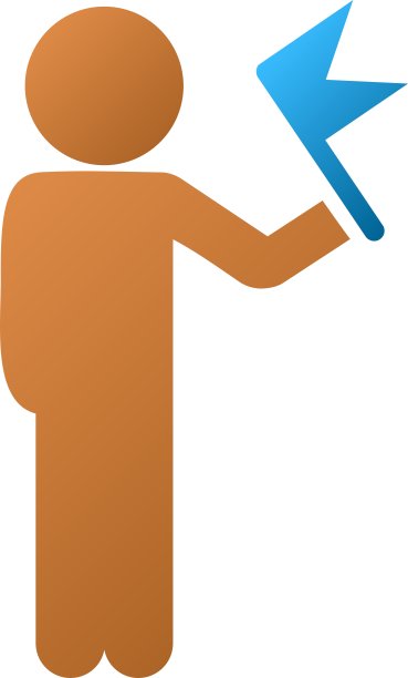 带有标志渐变图标的子元素图片下载