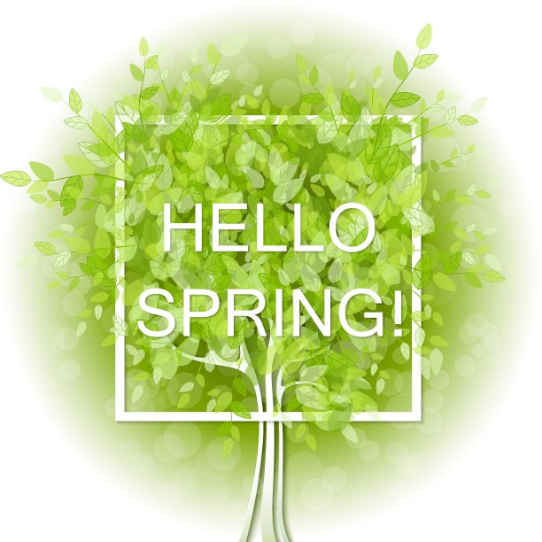 心形的树，绿色的叶子图片下载